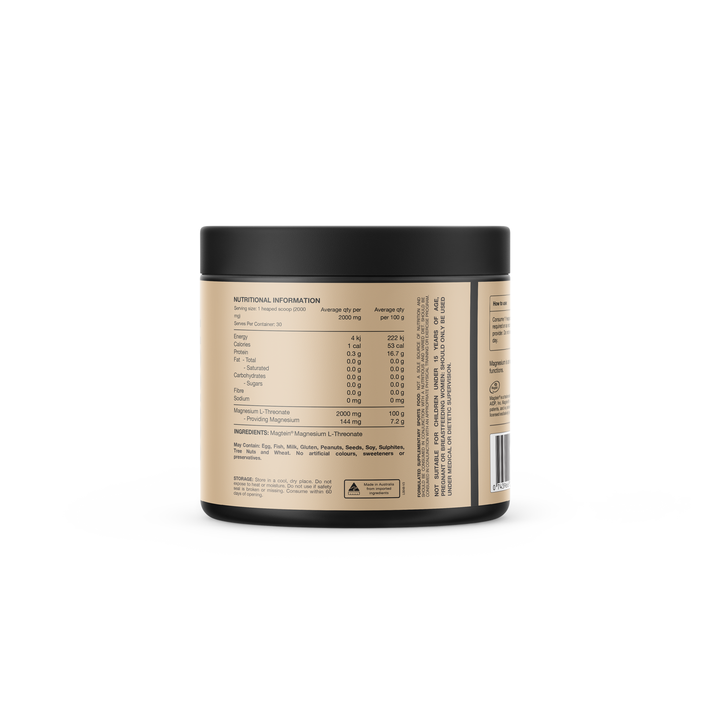 MAG 3 100% pure magnesium L-Threonate