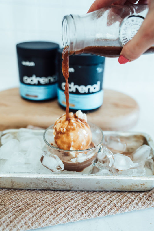 CHOC CARAMEL AFFOGATO