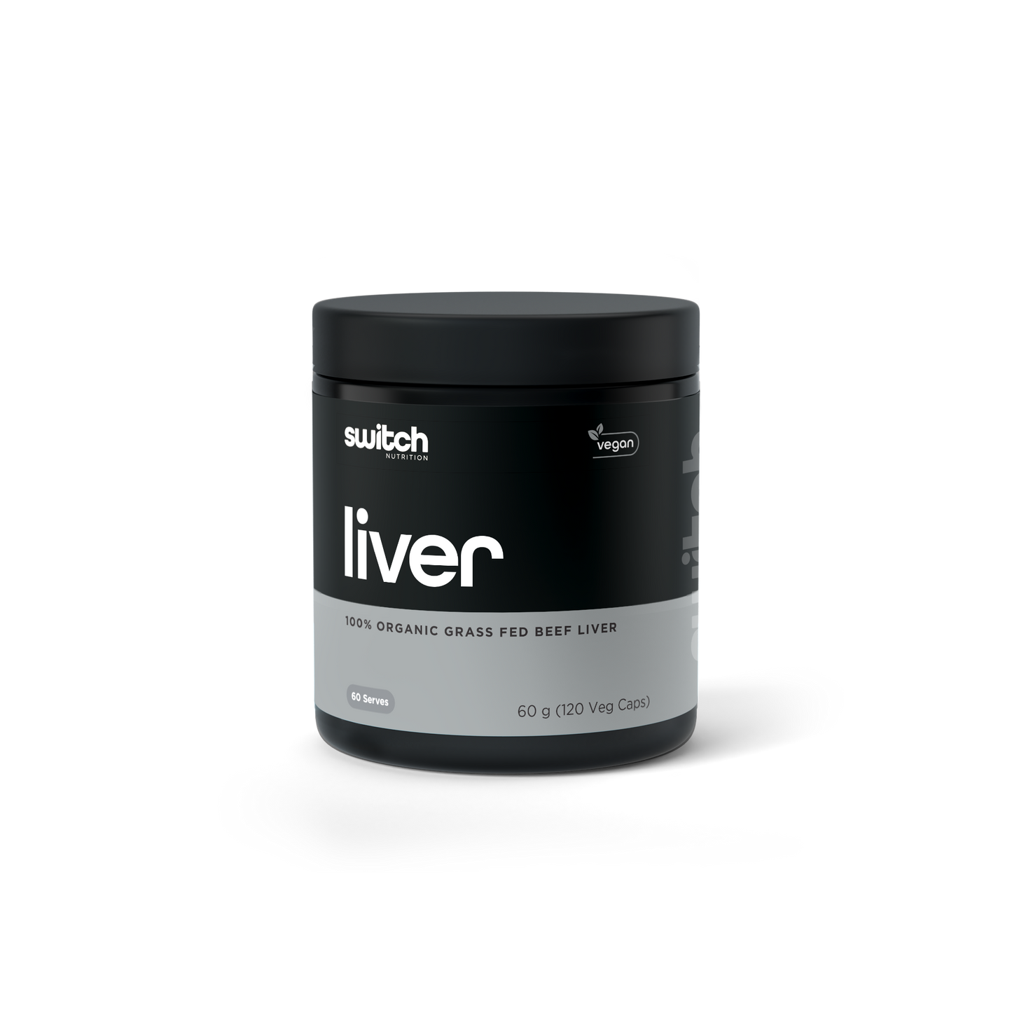 Organic beef liver capsules